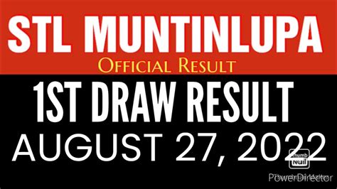 muntinlupa stl result today|STL MUNTINLUPA, MANILA, BATAAN, QUEZON & CAGAYAN .